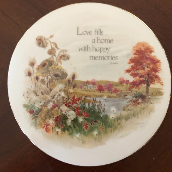 Three Pastoral Scene, by Robert LAESSIG Hand-painted Plaque/Hanging with Clips - Picture 2 of 6